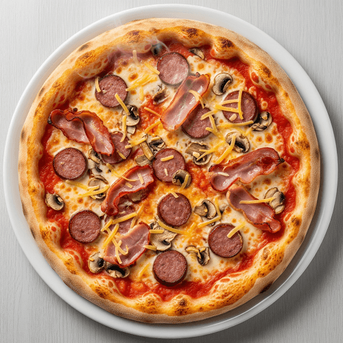 Ham & Smoked Sausage Pizza 