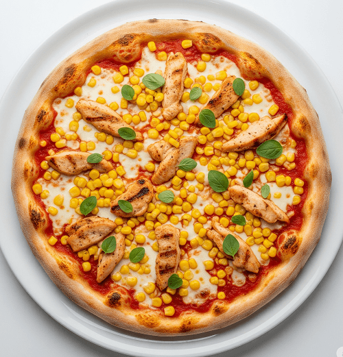 Chicken & Sweetcorn Pizza 