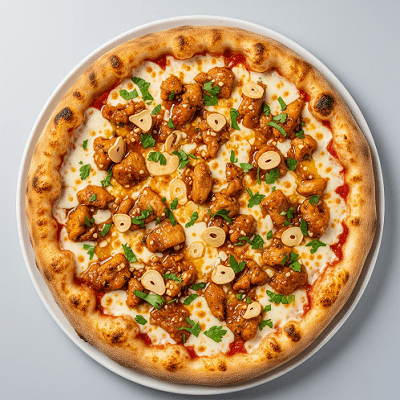 Chicken Tikka & Onion Pizza 