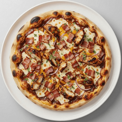 Bbq Chicken & Bacon Pizza 