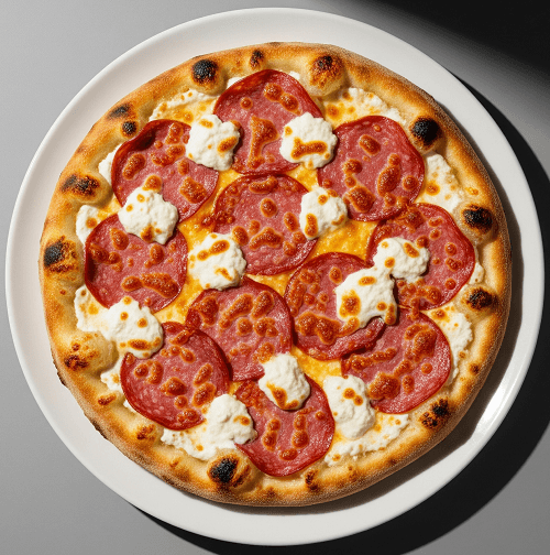 Onion & Salami Pizza 