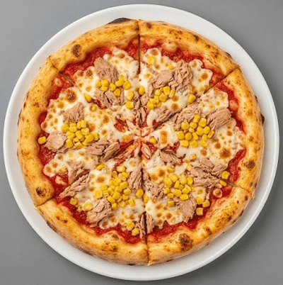 Sweetcorn & Tuna Pizza 