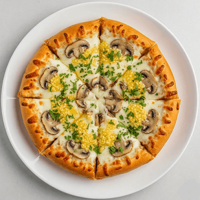 Garlic Bread With Cheese & Mushroom 