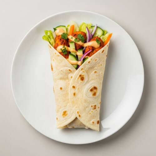 Chicken Tikka Kebab Wrap 