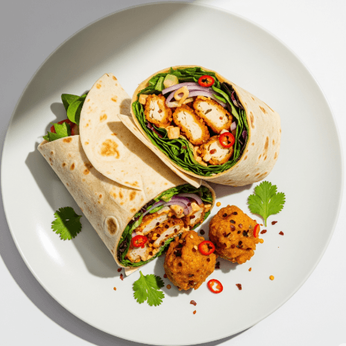 Chicken Pakora Hoggie Wrap 